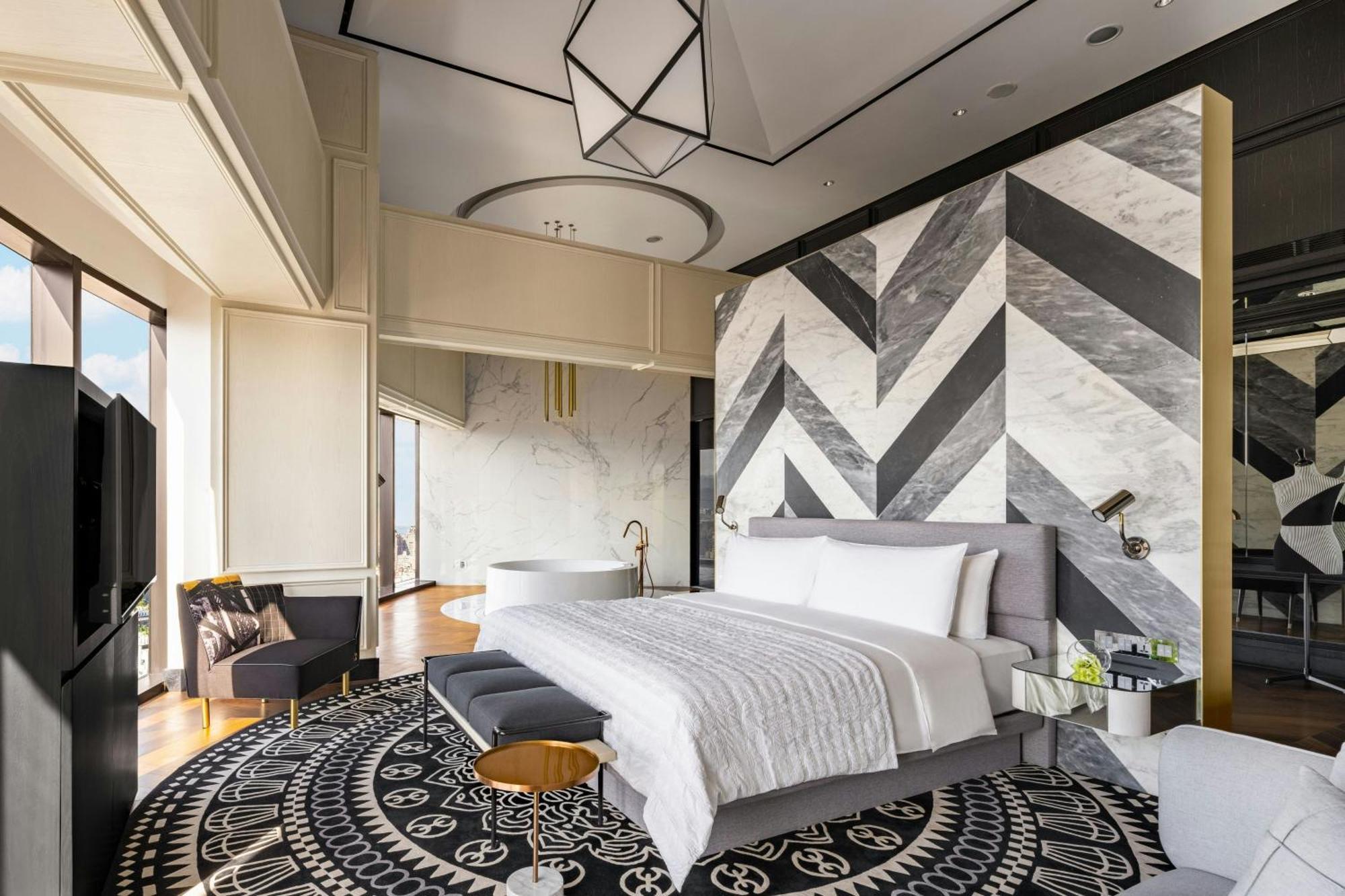 台中李方艾美酒店 外观 照片 A bedroom at the hotel